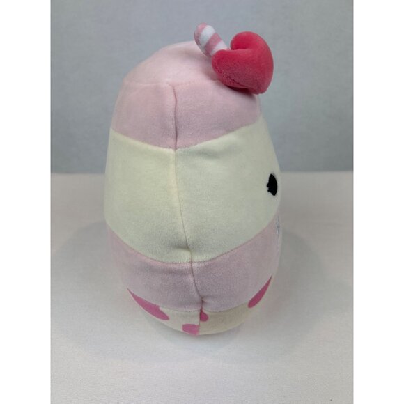 AMELIE Strawberry Milk Squishmallows 8" Plush Kawaii Pink Heart - Picture 5 of 7